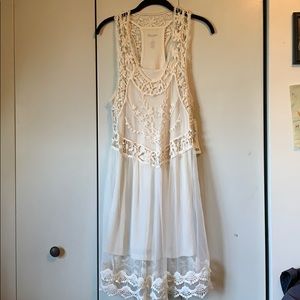 Cream Lace Wrangler Dress
